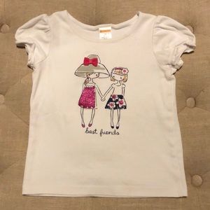 Gymboree short sleeve Best friends shirt